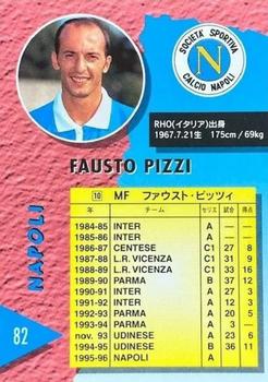 1996 Panini Calcio Serie A #82 Fausto Pizzi Back