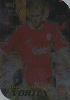 1999 Futera Liverpool Fans' Selection - Vortex #V4 Steve Staunton Front