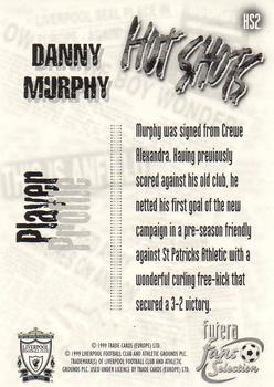 1999 Futera Liverpool Fans' Selection - Hot Shots #HS2 Danny Murphy Back