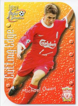 1999 Futera Liverpool Fans' Selection - Cutting Edge #CE2 Michael Owen Front