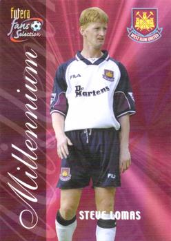 2000 Futera Fans Selection West Ham #9 Steve Lomas Front