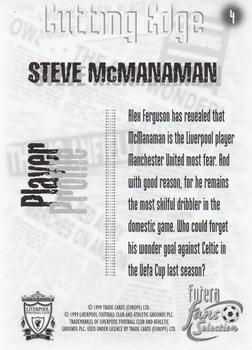 1999 Futera Liverpool Fans' Selection - Foil #4 Steve McManaman Back