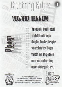 1999 Futera Liverpool Fans' Selection - Foil #9 Vegard Heggem Back