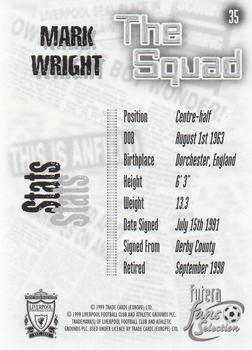 1999 Futera Liverpool Fans' Selection - Foil #35 Mark Wright Back