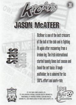 1999 Futera Liverpool Fans' Selection - Foil #38 Jason McAteer Back