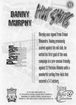 1999 Futera Liverpool Fans' Selection - Foil #47 Danny Murphy Back