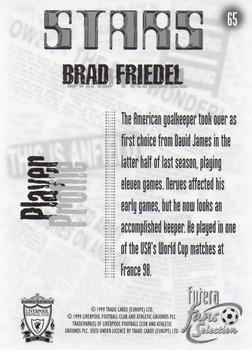 1999 Futera Liverpool Fans' Selection - Foil #65 Brad Friedel Back