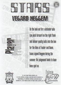 1999 Futera Liverpool Fans' Selection - Foil #66 Vegard Heggem Back