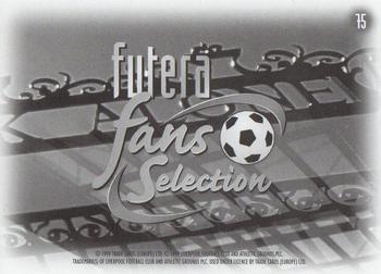 1999 Futera Liverpool Fans' Selection - Foil #75 Player & Stadium Montage Back