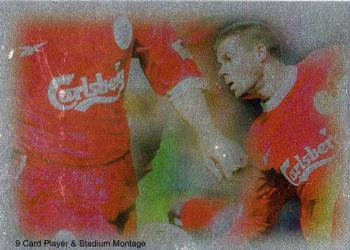 1999 Futera Liverpool Fans' Selection - Foil #77 Player & Stadium Montage Front