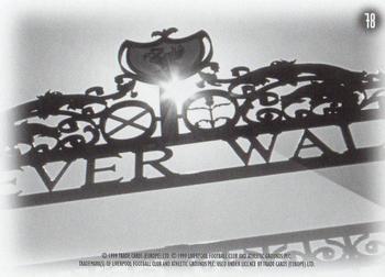 1999 Futera Liverpool Fans' Selection - Foil #78 Player & Stadium Montage Back