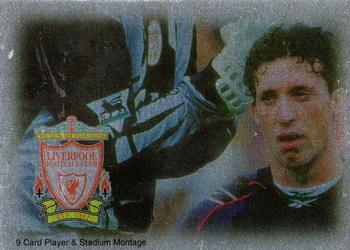 1999 Futera Liverpool Fans' Selection - Foil #81 Player & Stadium Montage Front