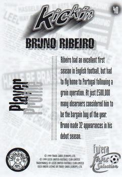 1999 Futera Leeds United Fans' Selection - Foil #40 Bruno Ribeiro Back