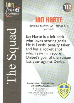 2000 Futera Fans Selection Leeds United - Foil #112 Ian Harte Back