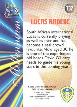 2000 Futera Fans Selection Leeds United - Foil #137 Lucas Radebe Back