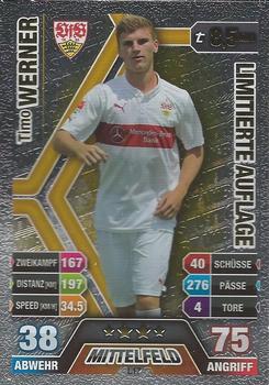 2014-15 Topps Match Attax Bundesliga - Limitierte Auflage (Limited Edition) #L17 Timo Werner Front