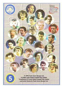 1997-98 Futera Leeds United Fans' Selection #5 Player  Montage Back