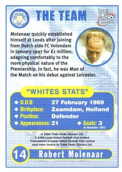 1997-98 Futera Leeds United Fans' Selection #14 Robert Molenaar Back
