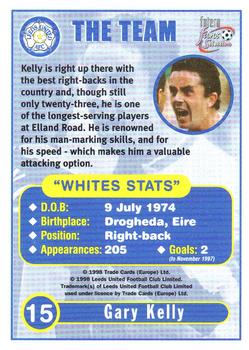 1997-98 Futera Leeds United Fans' Selection #15 Gary Kelly Back