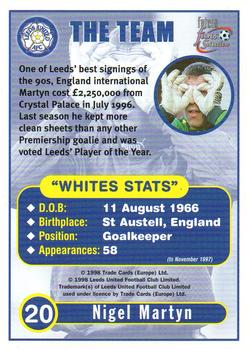 1997-98 Futera Leeds United Fans' Selection #20 Nigel Martyn Back