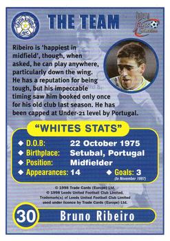 1997-98 Futera Leeds United Fans' Selection #30 Bruno Ribeiro Back