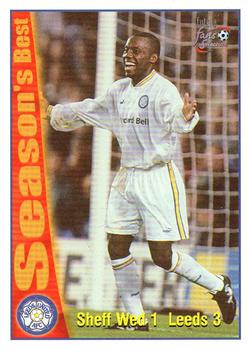 1997-98 Futera Leeds United Fans' Selection #54 Sheff Wed 1 Leeds United 3 Front