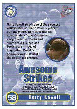 1997-98 Futera Leeds United Fans' Selection #58 Harry Kewell Back