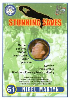 1997-98 Futera Leeds United Fans' Selection #61 Nigel Martyn Back