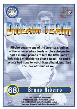 1997-98 Futera Leeds United Fans' Selection #68 Bruno Ribeiro Back