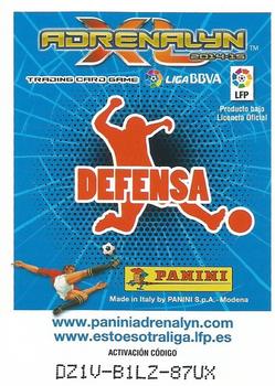 2014-15 Panini Adrenalyn XL La Liga BBVA #166 Alvaro Gonzalez Back