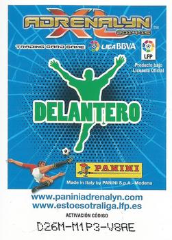 2014-15 Panini Adrenalyn XL La Liga BBVA #191 Alvaro Vazquez Back