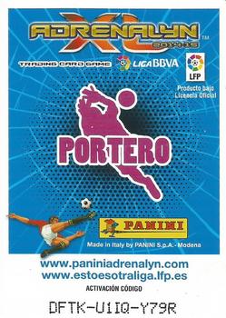 2014-15 Panini Adrenalyn XL La Liga BBVA #253 Carlos Kameni Back