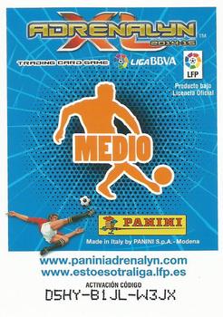 2014-15 Panini Adrenalyn XL La Liga BBVA #258 Ignacio Camacho Back