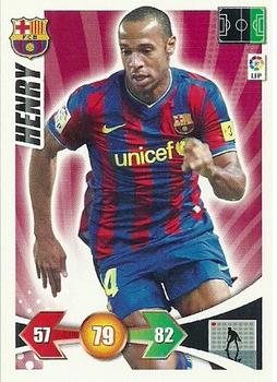 2009-10 Panini Adrenalyn XL La Liga BBVA #72 Thierry Henry Front