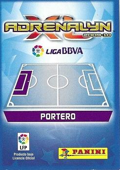 2009-10 Panini Adrenalyn XL La Liga BBVA #412 Iker Casillas Back