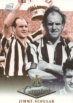 1999 Futera Platinum Newcastle United Greatest #NNO Jimmy Scoular Front