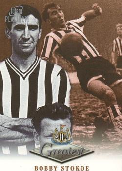 1999 Futera Platinum Newcastle United Greatest #NNO Bob Stokoe Front