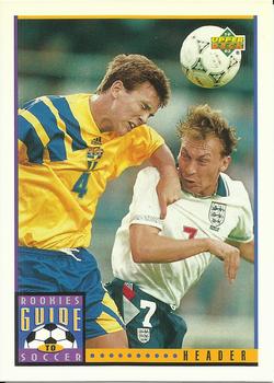 1993 Upper Deck World Cup Preview (English/Spanish) #119 Header Front