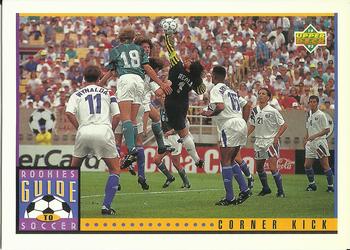 1993 Upper Deck World Cup Preview (English/Spanish) #126 Corner Kick Front