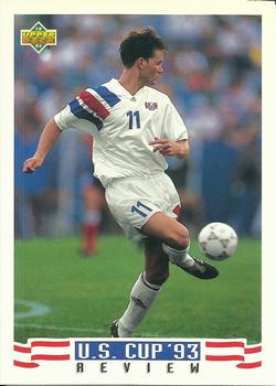 1993 Upper Deck World Cup Preview (English/Spanish) #135 Eric Wynalda Front