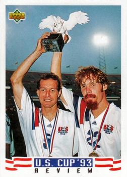 1993 Upper Deck World Cup Preview (English/Spanish) #140 Thomas Dooley / Alexi Lalas Front
