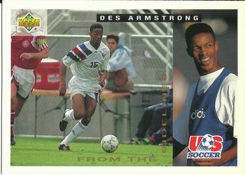 1993 Upper Deck World Cup Preview (English/Spanish) #150 Desmond Armstrong Front
