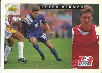 1993 Upper Deck World Cup Preview (English/Spanish) #165 Peter Vermes Front