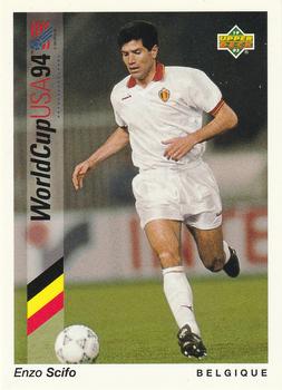1993 Upper Deck World Cup Preview (English/Spanish) #70 Enzo Scifo Front