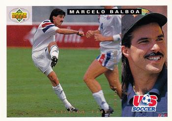 1993 Upper Deck World Cup Preview (English/Spanish) #158 Marcelo Balboa Front