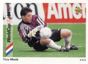 1993 Upper Deck World Cup Preview (English/Spanish) #1 Tony Meola Front