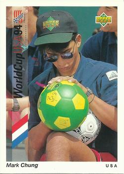 1993 Upper Deck World Cup Preview (English/Spanish) #25 Mark Chung Front