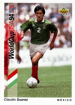 1993 Upper Deck World Cup Preview (English/Spanish) #32 Claudio Suarez Front