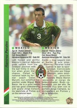 1993 Upper Deck World Cup Preview (English/Spanish) #33 Ramirez Perales Back