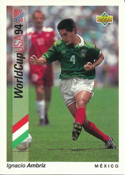 1993 Upper Deck World Cup Preview (English/Spanish) #34 Nacho Ambriz Front